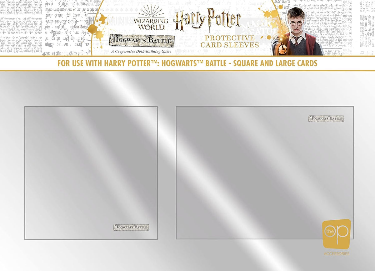 harry potter card sleeves Potter™ Hogwarts™ Battle: Square and Large Style:Fearless Swashbuckler Foil w/ Sketch BOOSTER PACK 100 art sleeves per Rescue Ace deck in