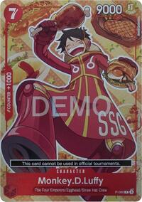 Monkey.D.Luffy - P-080 | One Piece Card Game - One Piece Demo Deck Car ...