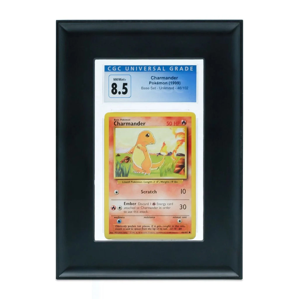 BCW: Interlocking Graded Card Frames - Black | 4 Frames Per Box – Video ...