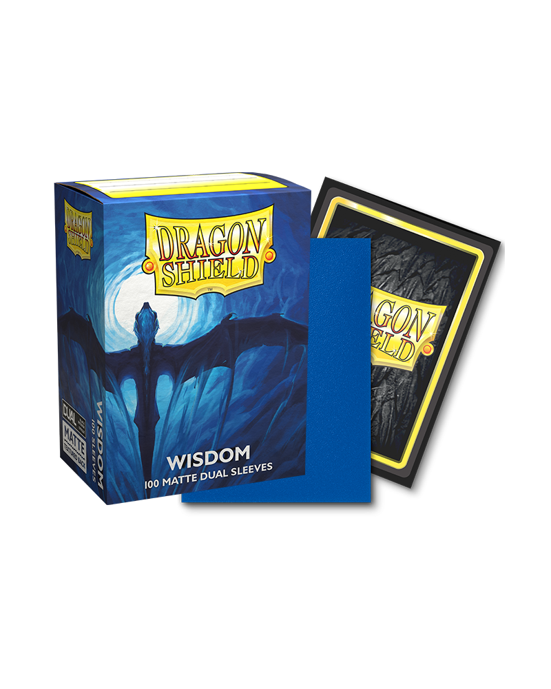 Dragon Shield - 100 Standard Size Card Sleeves - Dual Matte Wisdom Dragon Shield - 100 Standard Size Card Sleeves - Dual Matte Wisdom