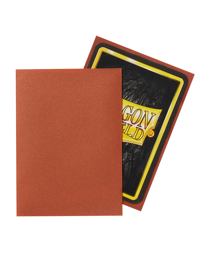 Dragon Shield - 100 Standard Size Card Sleeves - Matte Copper Video Game Trader LLC Dragon Shield - 100 Standard Size Card Sleeves - Matte Copper Video Game Trader LLC