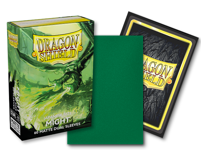 60 card sleeves Dragon Shield Sleeves: Japanese Size -- Dual Matte Might 60-count – Video Game Trader LLC