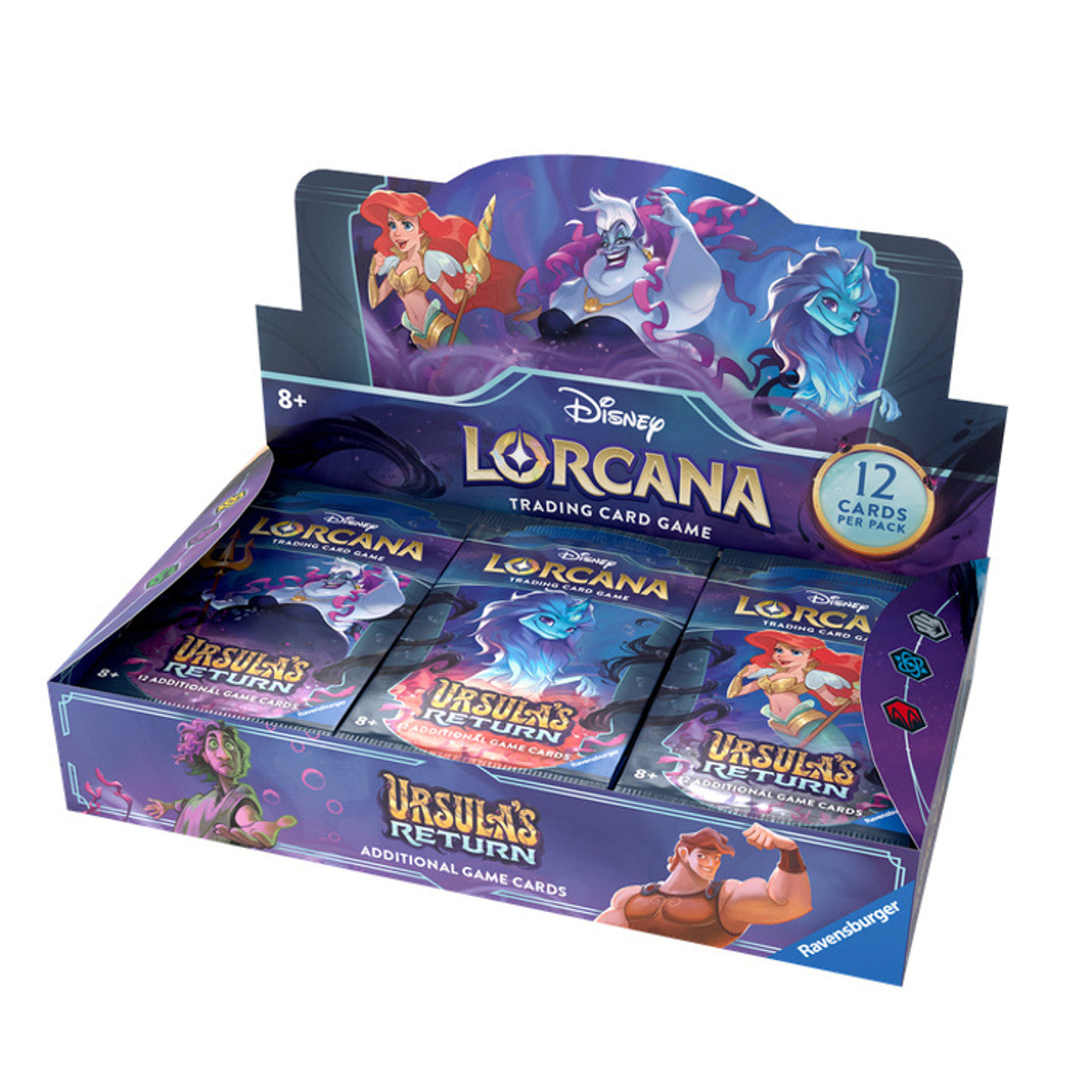 Lorcana TCG: Ursula's Return Booster Box (24 Packs) Video Game Trader LLC Lorcana TCG: Ursula's Return Booster Box (24 Packs) Video Game Trader LLC