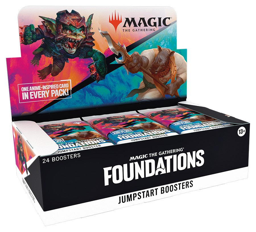 magic the gathering first edition booster box Magic The Gathering: Foundations Jumpstart Booster Box (24 Packs) – Video  Game Trader LLC