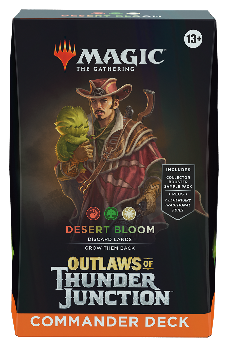 Magic: The Gathering Outlaws of Thunder Junction Commander Deck - Dese Video Game Trader LLC Magic: The Gathering Outlaws of Thunder Junction Commander Deck - Dese Video Game Trader LLC