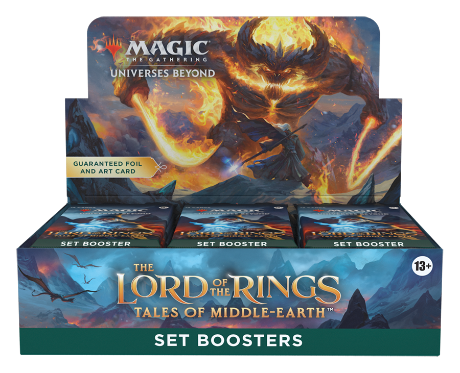 Magic: The Gathering The Lord of the Rings: Tales of Middle-earth Set Booster Box - 30 Packs (360 Magic Cards) Magic: The Gathering The Lord of the Rings: Tales of Middle-earth Set Booster Box - 30 Packs (360 Magic Cards)