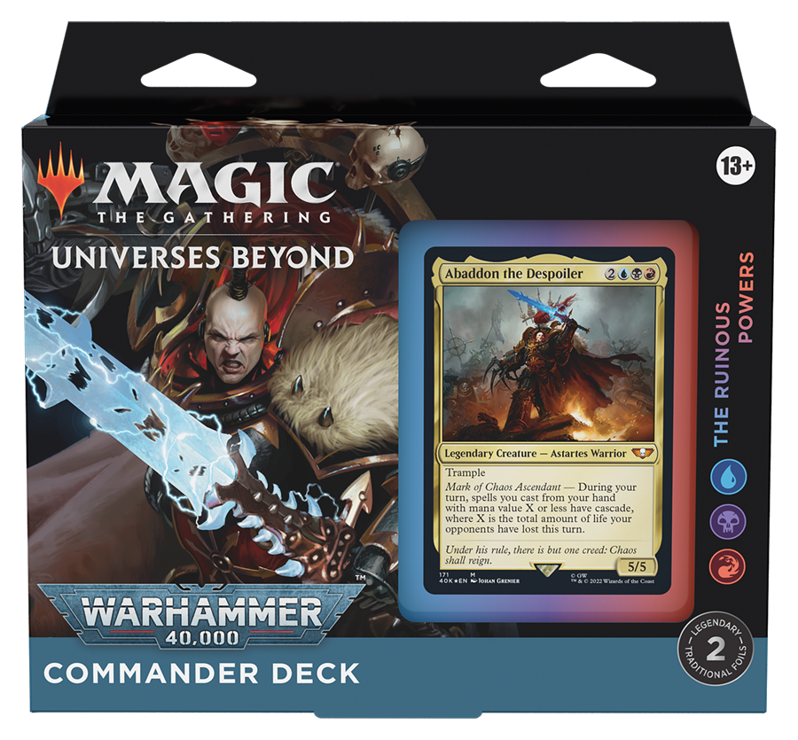 Magic The Gathering - Warhammer 40k Commander Decks - The Ruinous Powe Video Game Trader LLC Magic The Gathering - Warhammer 40k Commander Decks - The Ruinous Powe Video Game Trader LLC