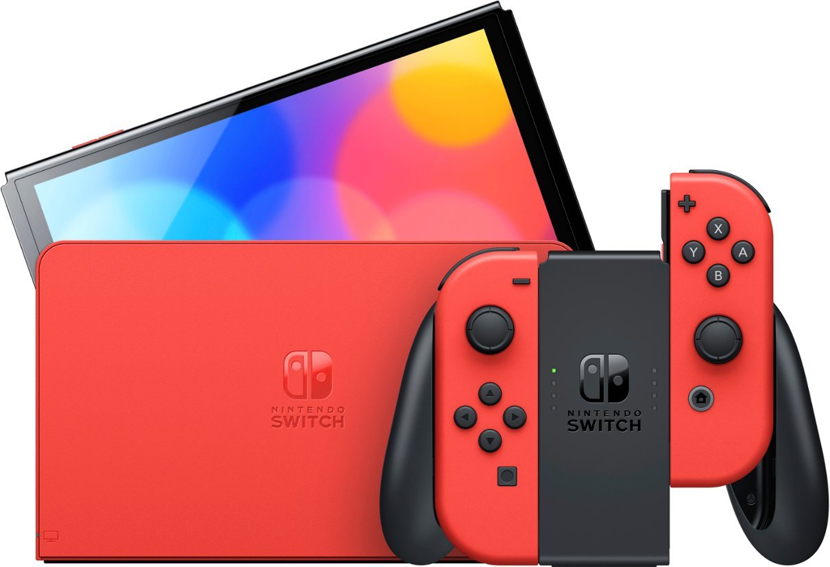 Nintendo Switch OLED Mario Red Nintendo Switch New – Video