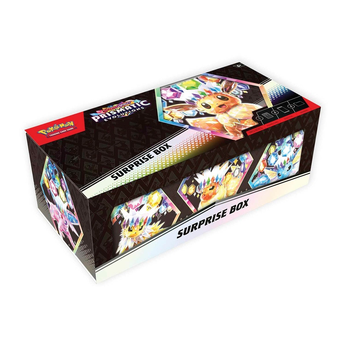 Pokemon Scarlet and Violet 8.5 Prismatic Evolutions Surprise Box (4 Pa – Video Game Trader LLC