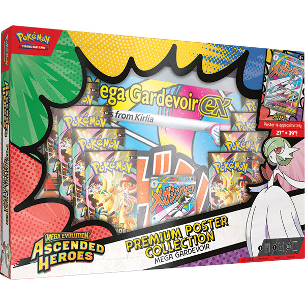 Pokemon TCG: Mega Evolution 02.5 Ascended Heroes | Premium Poster Coll Video Game Trader LLC Pokemon TCG: Mega Evolution 02.5 Ascended Heroes | Premium Poster Coll Video Game Trader LLC