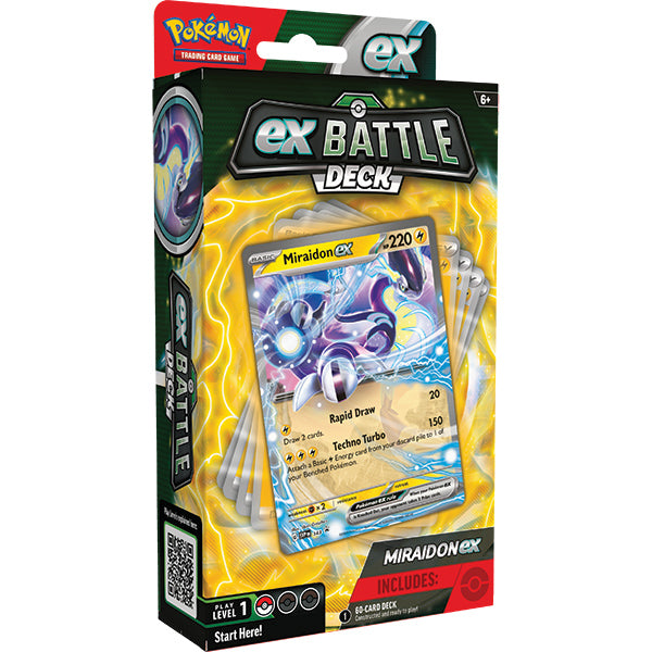 Pokemon TCG: Miraidon Ex Battle Deck – Video Game Trader LLC