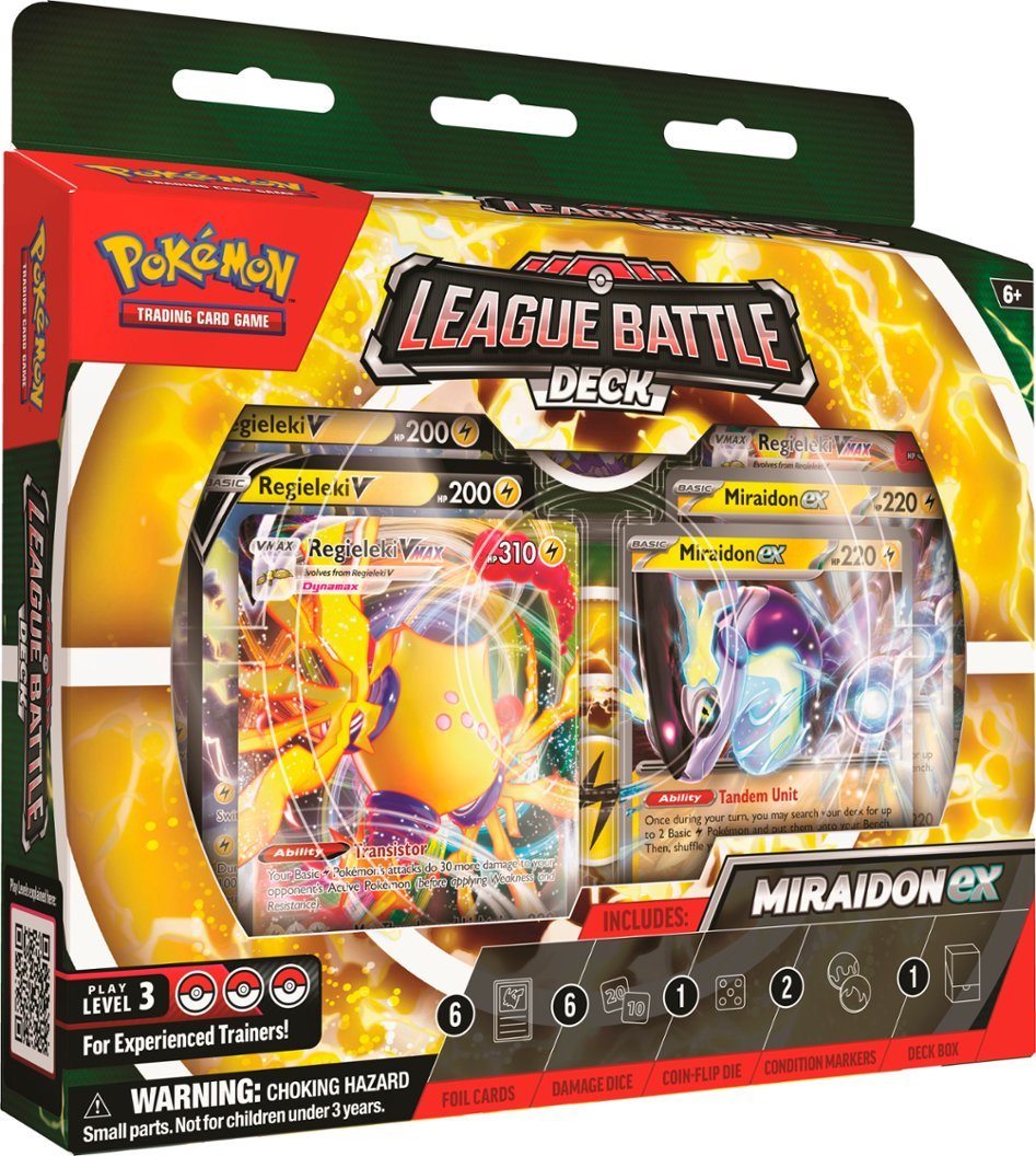 Pokemon TCG: Miraidon Ex League Battle Deck Pokemon TCG: Miraidon Ex League Battle Deck