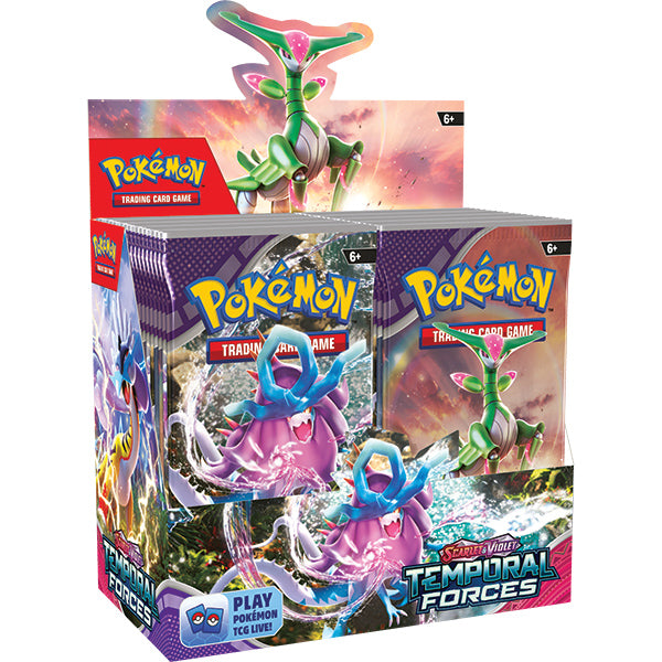 Pokemon TCG: Scarlet & Violet 05 Temporal Forces- Booster Box (36 Pack Video Game Trader LLC Pokemon TCG: Scarlet & Violet 05 Temporal Forces- Booster Box (36 Pack Video Game Trader LLC