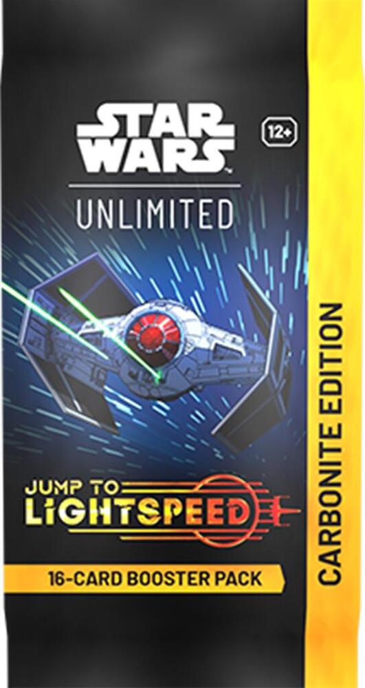 Star Wars Unlimited: Jump to Lightspeed Carbonite Edition | Booster Pa Video Game Trader LLC Star Wars Unlimited: Jump to Lightspeed Carbonite Edition | Booster Pa Video Game Trader LLC