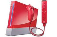 Red Nintendo Wii System - Wii - Fair