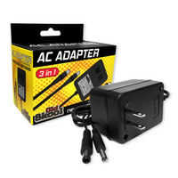 3 in 1 AC Adapter - NES / Super NES / Genesis 1 - New