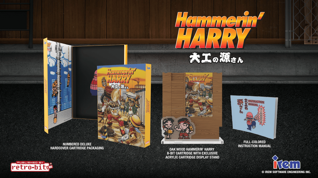 [PRE-SALE] Hammerin’ Harry: Collector’s Edition - Nintendo NES - New
