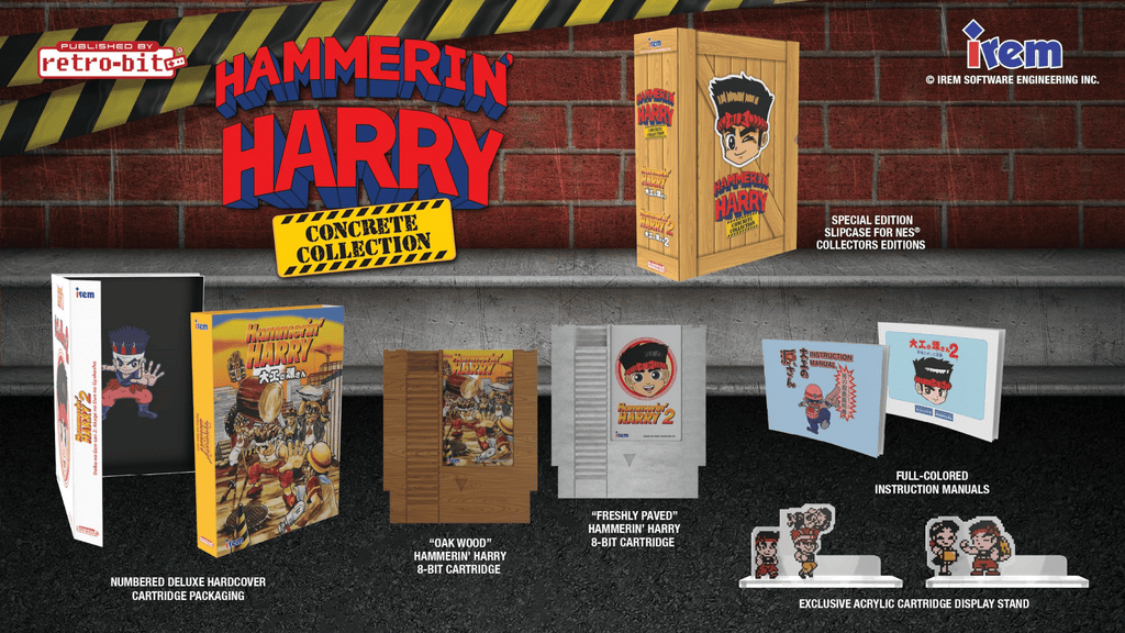 [PRE-SALE] Hammerin’ Harry: Concrete Collection - Nintendo NES - New
