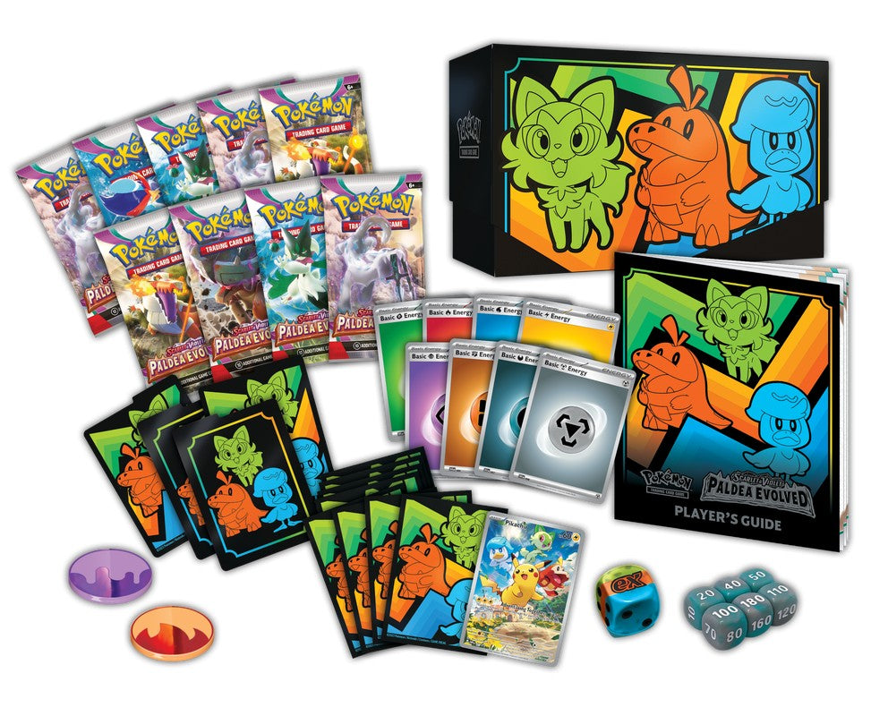 Pokemon Scarlet & Violet Paldea Evolved -- Elite Trainer Box Video Game Trader LLC Pokemon Scarlet & Violet Paldea Evolved -- Elite Trainer Box Video Game Trader LLC