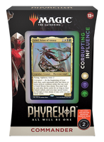Magic: The Gathering Phyrexia: All Will Be One Commander Deck -- Corrupting Influence + Collector Booster Sample Pack