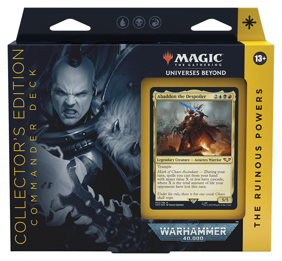 chaos commander deck mtg Magic The Gathering - Warhammer 40k Commander Decks