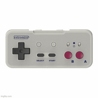 Retro-Bit Origin8 2.4 GHz Wireless Controller for NES, Switch, and USB Enabled Devices - GB Grey - New