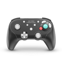 RetroFighters BattlerGC Wireless GamePad Controller (Black) -- GameCube / Switch / Wii / Wii U - New