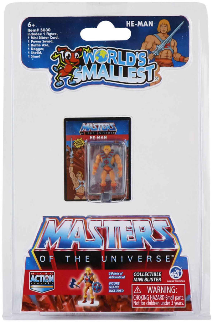 World's Smallest Micro Action Figures - Masters of the Universe - He-Man