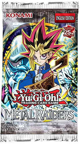 Yu-Gi-Oh! Metal Raiders (25th Anniversary) -- Booster Pack (9 Cards) Video Game Trader LLC Yu-Gi-Oh! Metal Raiders (25th Anniversary) -- Booster Pack (9 Cards) Video Game Trader LLC