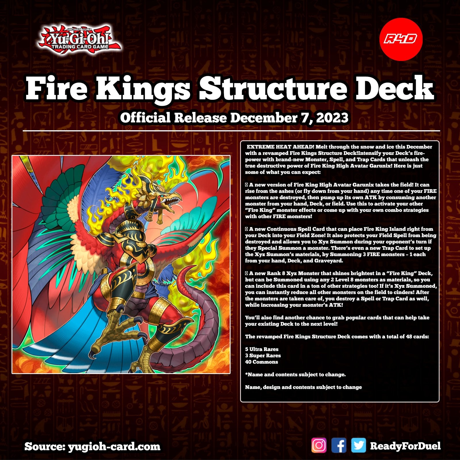 YuGiOh! TCG: Structure Deck: Revamped Fire Kings Video Game Trader LLC YuGiOh! TCG: Structure Deck: Revamped Fire Kings Video Game Trader LLC
