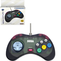 retro-bit Controller - Slate Grey - Sega Saturn